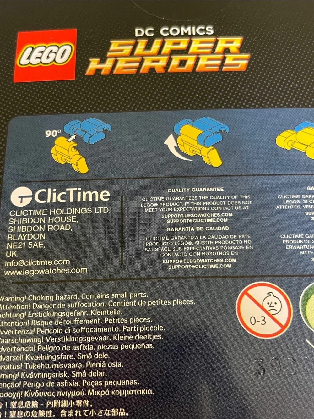 Lego DC Comics Wonder Woman Buildable Watch